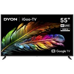 Dyon iGoo-TV 55U LED TV 139 cm 55 palec Energetická třída (EEK2021) F (A - G) UHD, Smart TV, DVB-C, DVB-S2, DVB-T2, CI+, WLAN černá