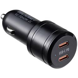 VOLTCRAFT VC-PD40W-2C USB nabíječka 40 W 2x USB-C® Dodávka energie do auta USB Power Delivery (USB-PD)