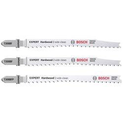 Bosch Accessories 2608900549 Sada pilových listů DO přímočaré pily EXPERT ‘Hardwood 2-side clean‘, T308BF/BFP, 2dílná 3 ks