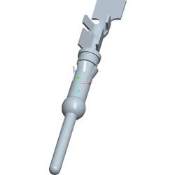 TE Connectivity 66099-1 samostatný kontakt pro kulatý faston, 1 ks