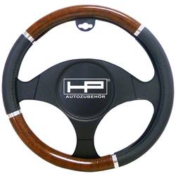 HP Autozubehör potah na volant (Ø x v) 39 cm x 4 cm polyuretan (PU) 3barevná, černá, dřevo, hliník 37 - 39 cm
