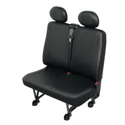 HP Autozubehör 22817 Potah na dvě sedadla umělá kůže černá dvojité sedadlo