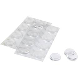 3M SJ 5344 MPCB podstavná nožka přístrojová samolepicí, kulatá transparentní (Ø x v) 19 mm x 4 mm 16 ks