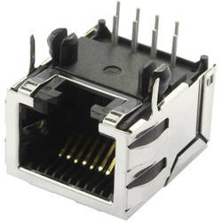 BEL Stewart Connectors SS70100-011F Modulární vestavná zásuvka bez stínící spony SS70100-011F zásuvka, vestavná horizontální počet pólů: 10P8C poniklovaná, kov