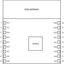Espressif ESP-WROOM-02D rozšiřovací modul 1 ks
