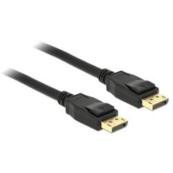 Delock DisplayPort kabel Konektor DisplayPort, Konektor DisplayPort 5.00 m černá 83808 pozlacené kontakty Kabel DisplayPort