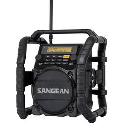 Sangean U-5 DBT odolné rádio DAB+, FM AUX, Bluetooth vodotěšné, prachotěsné, nárazuvzdorné černá