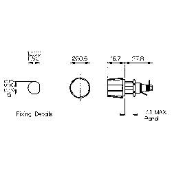 Bulgin FX0365 držák pojistky Vhodné pro (pojistky) pojistky 5 x 20 mm 6.3 A 250 V/AC 1 ks