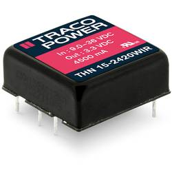 TracoPower DC/DC měnič napětí do DPS 24 V/DC +24 V/DC, -24 V/DC 315 mA 15 W Počet výstupů: 2 x Obsah 10 ks
