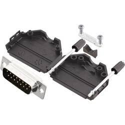 MH Connectors MHDPPK15-DB15P-K sada D-SUB kolíkové lišty 180 ° Pólů: 15 pájecí kalíšek 1 ks