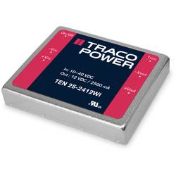 TracoPower TEN 25-2422WI DC/DC měnič napětí do DPS 24 V/DC 12 V/DC, -12 V/DC 1.25 A 25 W Počet výstupů: 2 x Obsah 5 ks