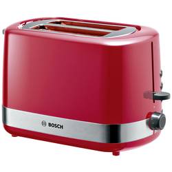 Bosch Haushalt TAT6A514 topinkovač s funkcí ohřívání pečiva červená, nerezová ocel