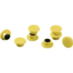 Durable magnet 475104 (Ø) 15 mm kulatý žlutá 1 sada 475104