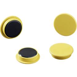 Durable magnet 475304 (Ø) 32 mm kulatý žlutá 1 sada 475304