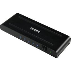 SpeaKa Professional SP-HDS-240 4 porty HDMI rozbočovač UHD 3840 x 2160 Pixel černá