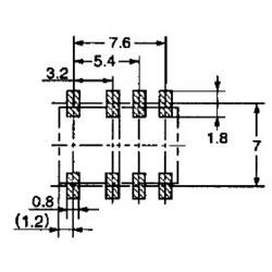 Omron G6K-2F-Y 24DC, G6K-2F-Y 24DC SMD relé, monostabilní, 1 cívka, 60 V/DC, 125 V/AC, 1 A, 1 ks