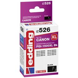 Edding Ink náhradní Canon PGI-1500BK XL kompatibilní černá EDD-526 18-526