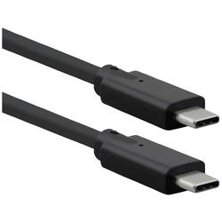 Roline USB kabel USB 3.2 Gen2x2 USB-C ® zástrčka, USB-C ® zástrčka 0.50 m černá stíněný 11.02.9070