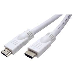 Value HDMI kabel Zástrčka HDMI-A, Zástrčka HDMI-A 15.00 m bílá 11.99.5715 standardní HDMI HDMI kabel