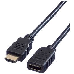 Value HDMI kabel Zástrčka HDMI-A, Zásuvka HDMI-A 3.00 m černá 11.99.5576 High Speed HDMI s Ethernetem HDMI kabel