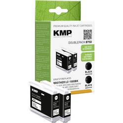 KMP Ink náhradní Brother LC-1000BK kompatibilní Dual černá B75D 1035,4021