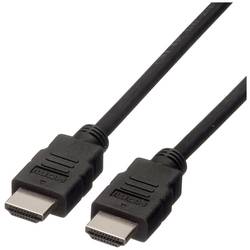 Roline HDMI kabel Zástrčka HDMI-A, Zástrčka HDMI-A 1.00 m černá 11.04.5731 High Speed HDMI s Ethernetem HDMI kabel