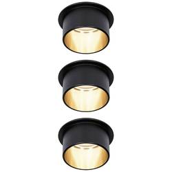 Paulmann 93379 Gil LED vestavné svítidlo, LED, pevně vestavěné LED, 18 W, černá (matná), zlatá