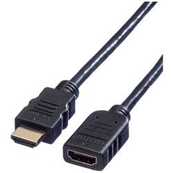 Value HDMI kabel Zástrčka HDMI-A, Zásuvka HDMI-A 2.00 m černá 11.99.5575 standardní HDMI HDMI kabel