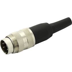 Amphenol T 3475 001 kulatý faston zástrčka, rovná Série konektoru: C091 Počet kontaktů: 7 1 ks