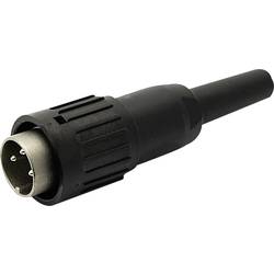 Amphenol T 3324 501 kulatý faston zástrčka, rovná Série konektoru: C091 Počet kontaktů: 4 1 ks
