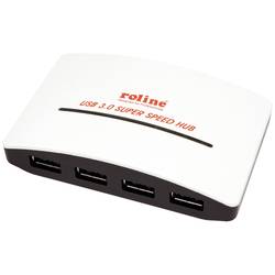 Roline 4 porty USB kombinovaný hub vícebarevná