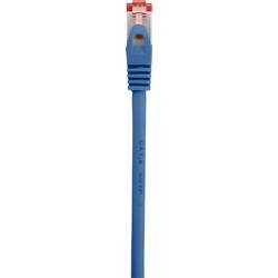 Renkforce RF-4981664 RJ45 síťové kabely, propojovací kabely CAT 6 S/FTP 2.00 m modrá s ochranou, pozlacené kontakty, samozhášecí 1 ks