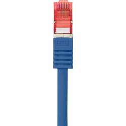 Renkforce RF-4981664 RJ45 síťové kabely, propojovací kabely CAT 6 S/FTP 2.00 m modrá s ochranou, pozlacené kontakty, samozhášecí 1 ks