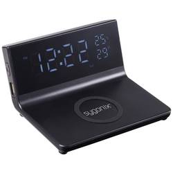 Sygonix SY-5459860 elektronické budík černá (matná) časů buzení 2