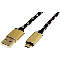 Roline USB kabel USB 2.0 USB-A zástrčka, USB Micro-B zástrčka 0.80 m vícebarevná stíněný 11.02.8819