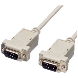 Value sériový kabel [1x D-SUB zástrčka 9pólová - 1x D-SUB zásuvka 9pólová], 1.00 m, šedá