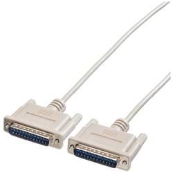 Roline sériový kabel [1x D-SUB zástrčka 25pólová - 1x D-SUB zástrčka 25pólová], 4.00 m, šedá