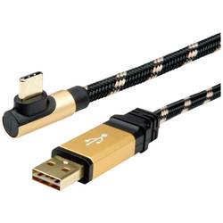 Roline USB kabel USB 2.0 USB-A zástrčka, USB-C ® zástrčka 1.80 m vícebarevná stíněný 11.02.9061