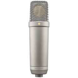 RODE Microphones NT1 5th Generation Silver na stojanu vokální mikrofon Druh přenosu:kabelový vč. pavouka, vč. kabelu, vč. tašky