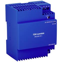 TDK-Lambda DRL100-24-1 síťový zdroj na DIN lištu, 24 V, 3.67 A, 100.8 W