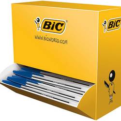 BIC jednorázové kuličkové pero Cristal černá 0.4 mm dokumentní: Ano 100 ks 942911