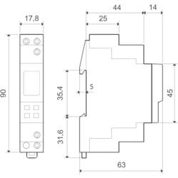 Finder 12.71.8.230.0000 spínací hodiny na DIN lištu 230 V/AC týdenní program