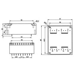 Weiss Elektrotechnik 83/265 transformátor do DPS 2 x 115 V 2 x 12 V/AC 14 VA 583 mA