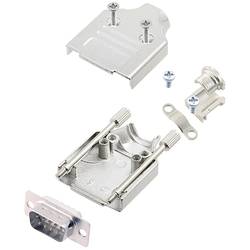 encitech MHDM-09-DMP-W-K 6355-8006-01 sada D-SUB kolíkové lišty 180 ° Pólů: 9 pájecí kalíšek 1 ks