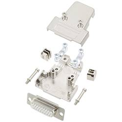 encitech TRI-M-15-HDS26-W-K 6355-8058-12 sada D-SUB zásuvková lišta 180 ° Pólů: 26 pájecí kalíšek 1 ks