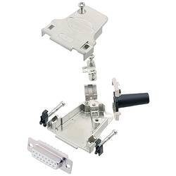 encitech D45ZF15-DMS-W-K 6355-8047-12 sada D-SUB zásuvková lišta 45 ° Pólů: 15 pájecí kalíšek 1 ks