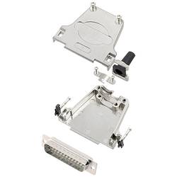 encitech DTZF25-DMP-W-K 6355-8045-03 sada D-SUB kolíkové lišty 180 ° Pólů: 25 pájecí kalíšek 1 ks