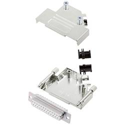 encitech D45ZK25-DBS-W-K 6355-8003-13 sada D-SUB zásuvková lišta 45 ° Pólů: 25 pájecí kalíšek 1 ks