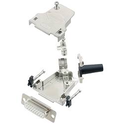 encitech D45ZF15-HDS26-W-K 6355-8064-12 sada D-SUB zásuvková lišta 45 ° Pólů: 26 pájecí kalíšek 1 ks