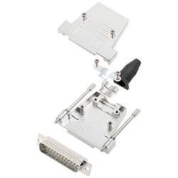encitech DTSL25-LJSRG-T-DBP-W-K 6355-8040-03 sada D-SUB kolíkové lišty 180 ° Pólů: 25 pájecí kalíšek 1 ks